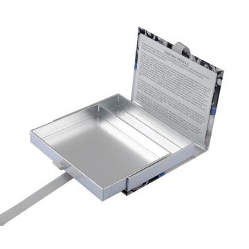 Silver Paper Display Box With Magnetic Closure